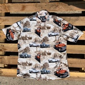 North River men’s button down truck shirt